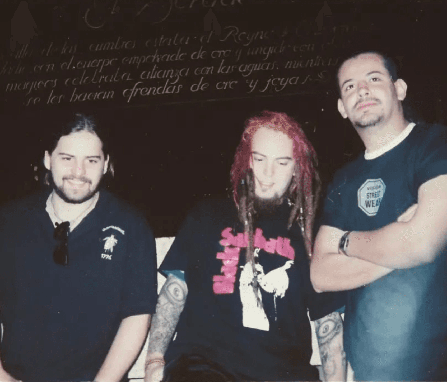 Fotografía de archivo de Sepultura en Chile, 1996